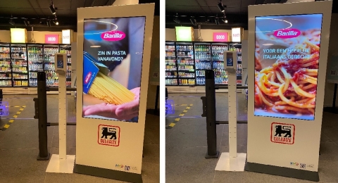 Digital OOH - Barilla Blue Box