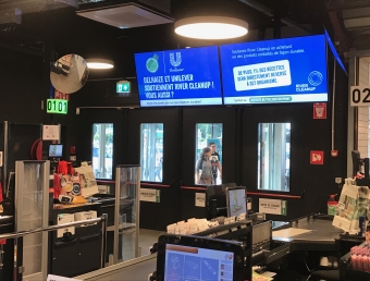 Digital Signage Check-Out